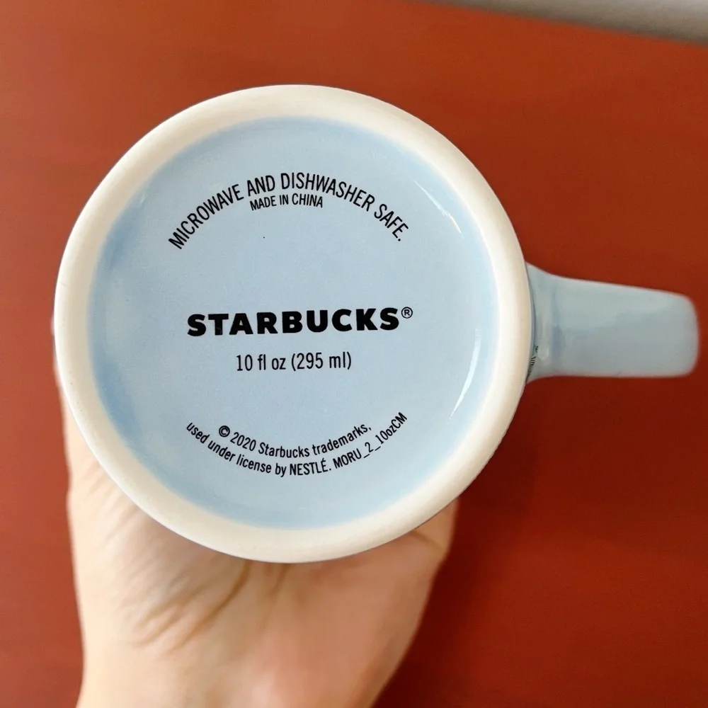 Starbucks 2020 Birthday Zoo Party Animals Coffee Tea Mug Blue 10 oz 295 ml
